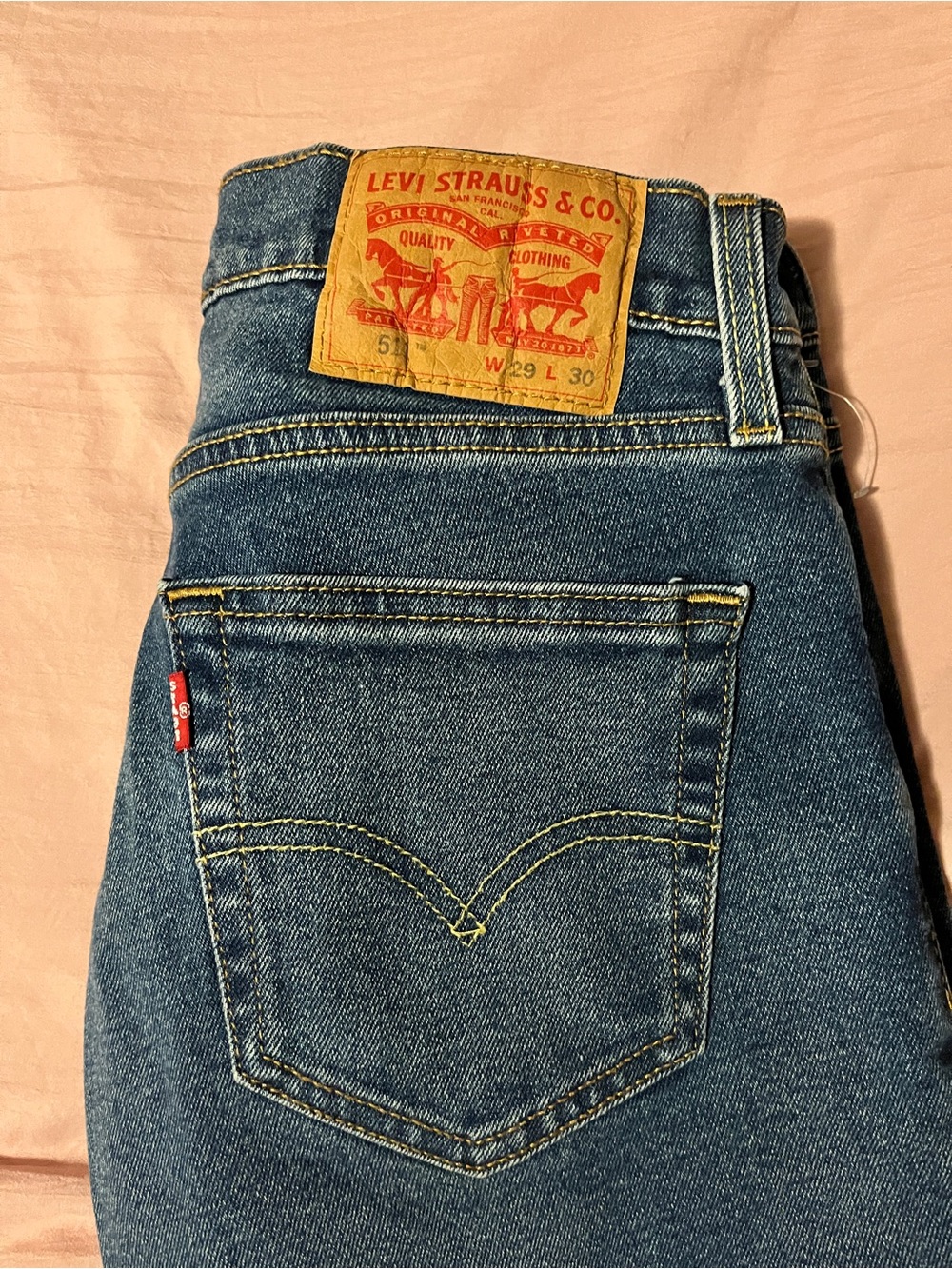 Levi's 511 Blue Straight Leg Jeans
